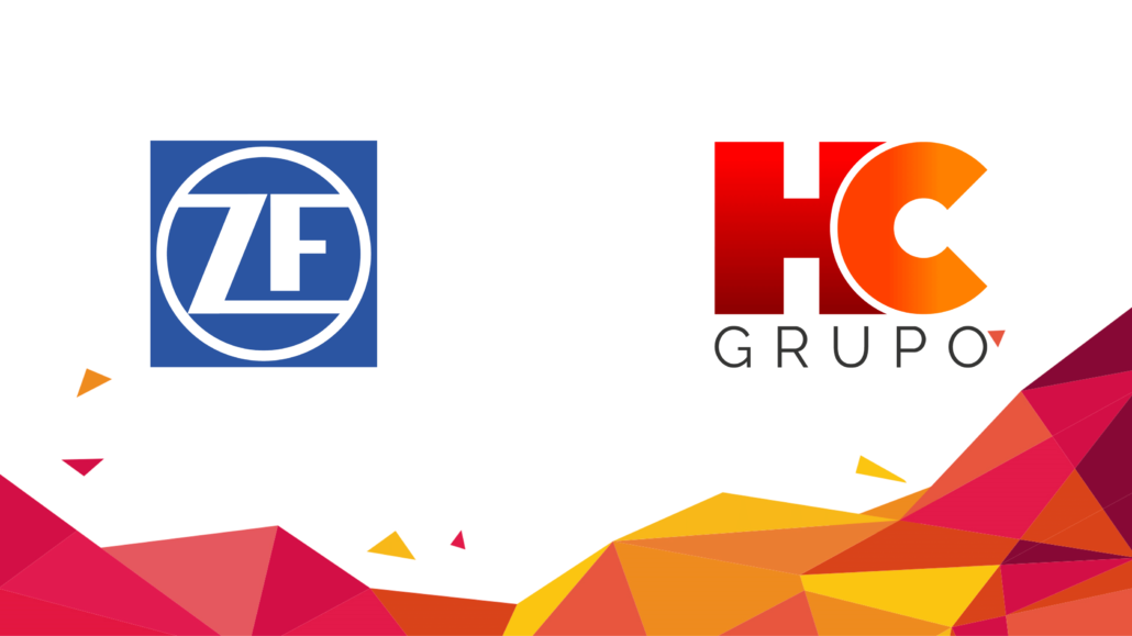 Logos ZF MARINE y HC GRUPO