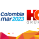 Colombiamar 2023 y HC GRUPO logos
